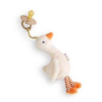 Itzy Ritzy Bitzy Pal Goose Pacifier & Plush Toy Combo