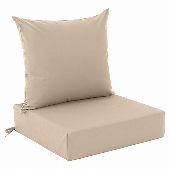 Outdoor Patio Furniture Cushions Waterproof Fade Resistant Deep Seat Set