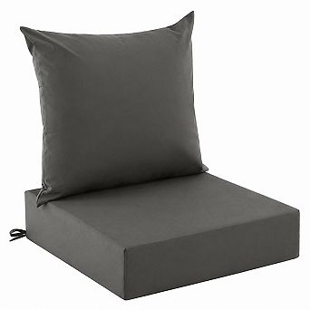 Outdoor Patio Furniture Cushions Waterproof Fade Resistant Deep Seat Set