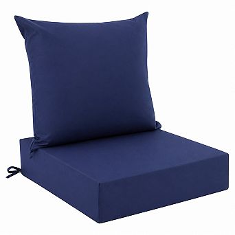 Outdoor Patio Furniture Cushions Waterproof Fade Resistant Deep Seat Set