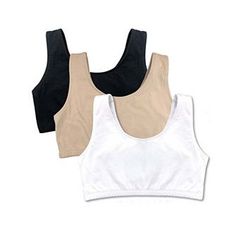 Bestform Tank Style Cotton Comfort Bra, 3-Pack 5009012