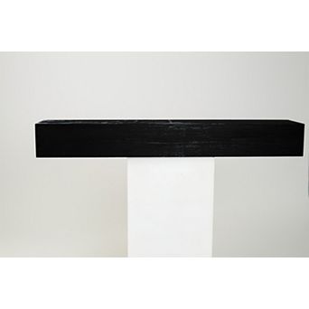 48" Rustic Wood Fireplace Mantel, Wall-Mounted Floating Shelf for Home Decor