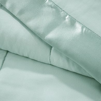 100% Polyester Lightweight Down Alternative Blanket with Satin Trim