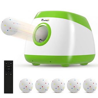 PawHut Automatic Dog Ball Launcher, Dog Ball Thrower, 26-80 FT Distance