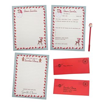 Dear Santa 12 pc Letter Writing Kit