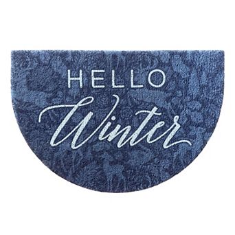 Deal Bar Hello Winter Door Mat