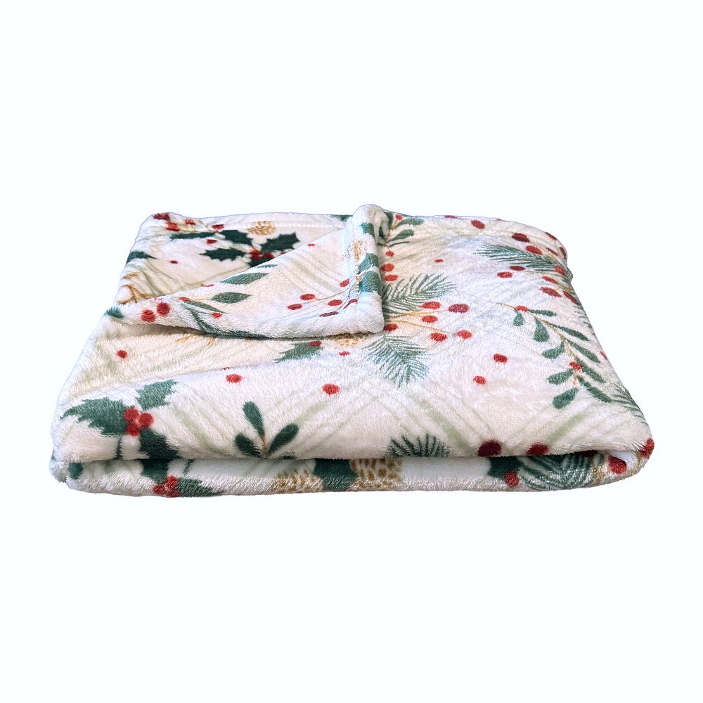 ラグ・カーペット BLESS Holidaylockdown Blanket Holiday Springs Plush Throw Blanket