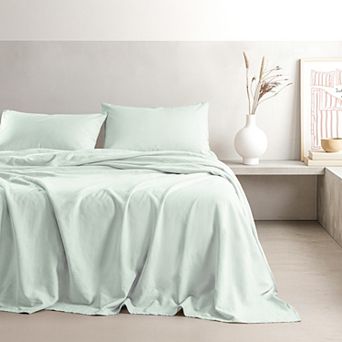 American Soft Linen Washed Cotton Percale Sheet Set