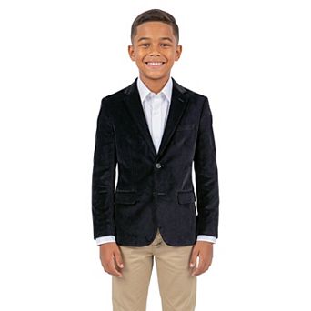 Perry Ellis Velvet Dinner Jacket Blazer, Toddler Boys (2T-3T)