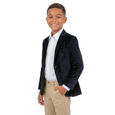 Perry Ellis Velvet Dinner Jacket Blazer, Little Boys (4-7)