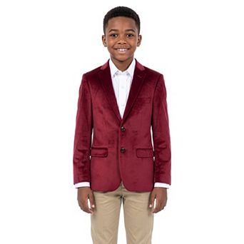 Perry Ellis Velvet Dinner Jacket Blazer, Little Boys (4-7)