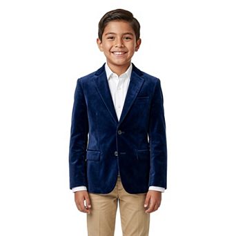 Perry Ellis Velvet Dinner Jacket Blazer, Big Boys (8-20)