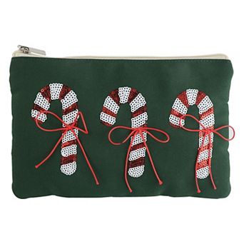 Deal Bar Candy Cane Cosmetic Bag