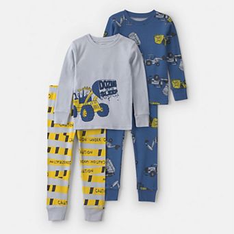 Baby Boy Carter's 4 pc Printed Pajama Top & Pajama Bottoms Set
