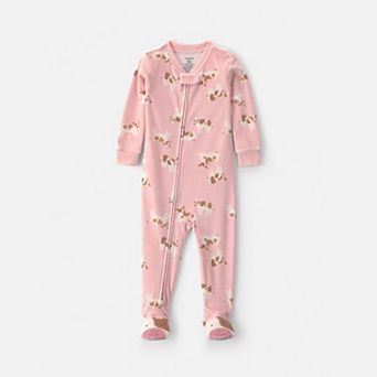 Toddler Girls Carter's 1 pc Pets Dream Plush Footed Pajama