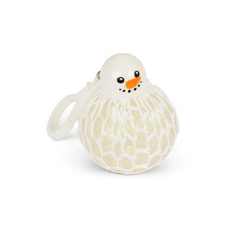 Christmas Themed Snowman Keyring Meshball