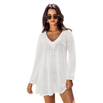 Women's Cupshe Breezy Angel Flight Beach Swim Cover-Up Dress