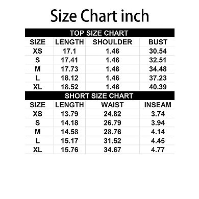 Women's 2 Piece Summer Outfits Crop Top and High Waisted Shorts Set with Pockets
