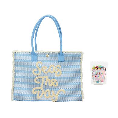 Packed Party Canvas Fringe Tote Bag