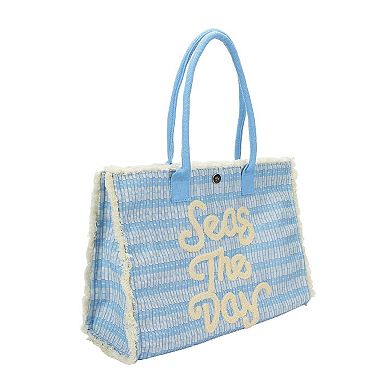 Packed Party Canvas Fringe Tote Bag