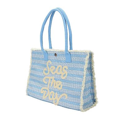 Packed Party Canvas Fringe Tote Bag