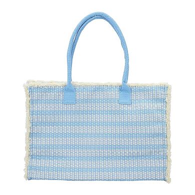 Packed Party Canvas Fringe Tote Bag