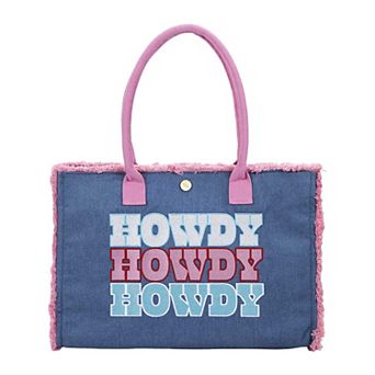 Packed Party Canvas Fringe Tote Bag