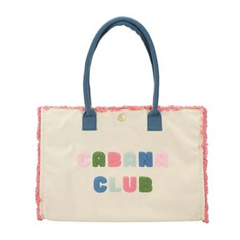 Packed Party Canvas Fringe Tote Bag