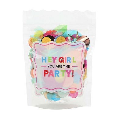 Packed Party Oversized Tote Bag with Detachable Wristlet Pouch