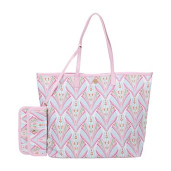 Packed Party Oversized Tote Bag with Detachable Wristlet Pouch