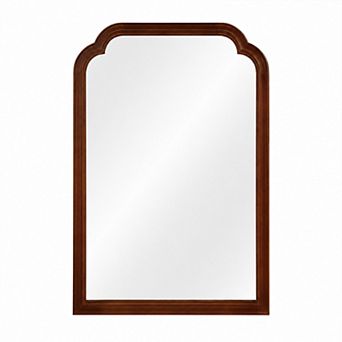 BAOURE Solid Wood 20 x 30 Inch Decorative Mirror For Bathroom Bedroom Living Room Entryway