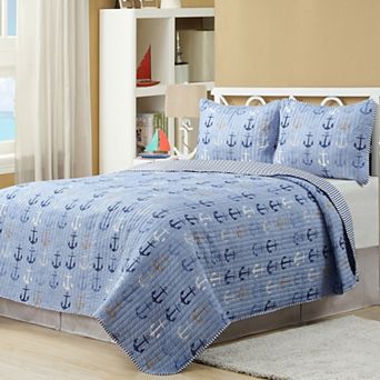 Harper Loft Anchors Quilt Set