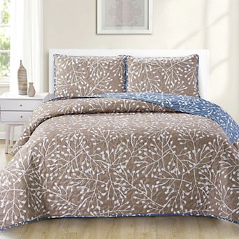 Harper Loft Branches Quilt Set