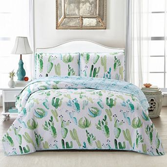 Harper Loft Cactus 3 pc Quilt Set