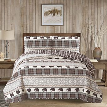 Harper Loft Grizzly 3 pc Quilt Set