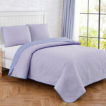 Harper Loft Solid Medallion Quilt Set