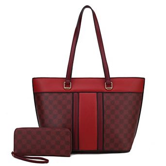 MKF Collection Fabiola Tote Bag with Wallet by Mia K 2 pc Set