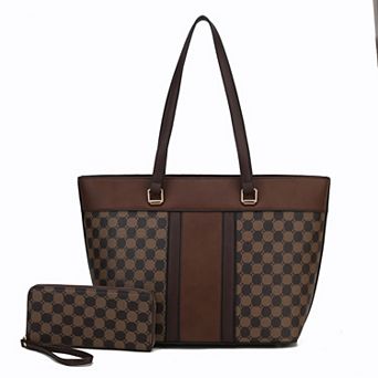 MKF Collection Fabiola Tote Bag with Wallet by Mia K 2 pc Set