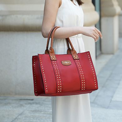 MKF Collection Davina Faux Leather Tote Bag With Wallet