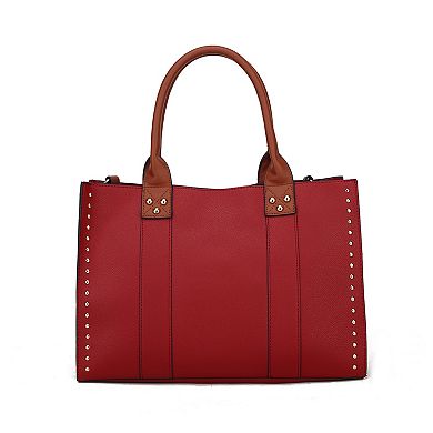 MKF Collection Davina Faux Leather Tote Bag With Wallet