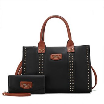 MKF Collection Davina Faux Leather Tote Bag With Wallet