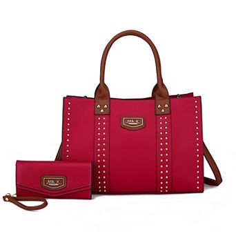 MKF Collection Davina Faux Leather Tote Bag With Wallet