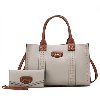 MKF Collection Davina Faux Leather Tote Bag With Wallet