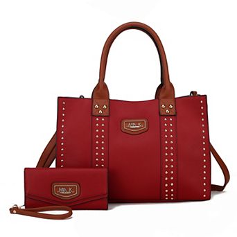 MKF Collection Davina Faux Leather Tote Bag With Wallet