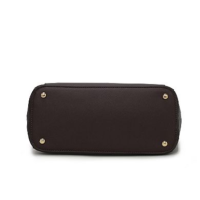 MKF Collection Leah Faux Leather Tote Bag