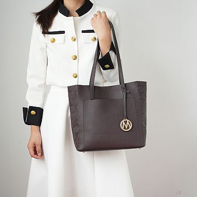 MKF Collection Leah Faux Leather Tote Bag