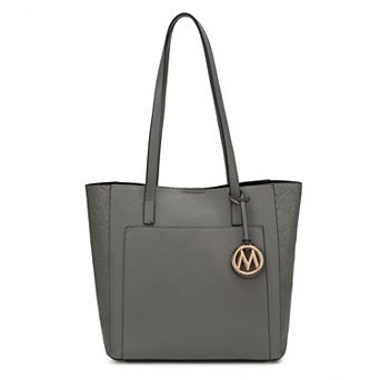 MKF Collection Leah Faux Leather Tote Bag