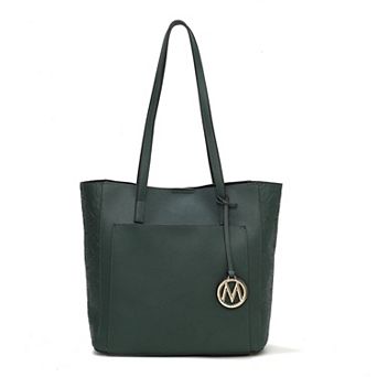 MKF Collection Leah Faux Leather Tote Bag
