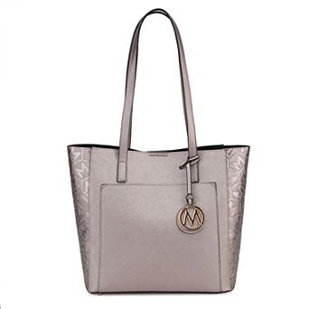 MKF Collection Leah Faux Leather Tote Bag