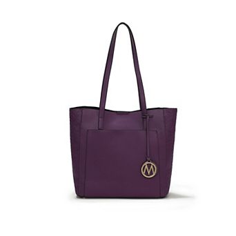 MKF Collection Leah Faux Leather Tote Bag